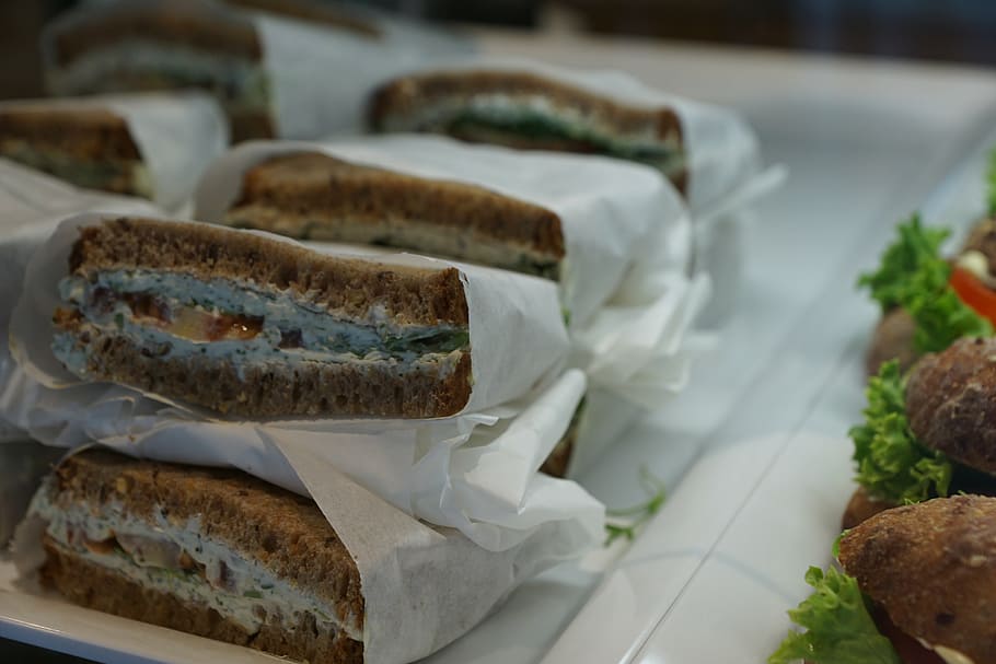 bread, occupied, eat, snack, food, sandwich, edible, chunks HD wallpaper