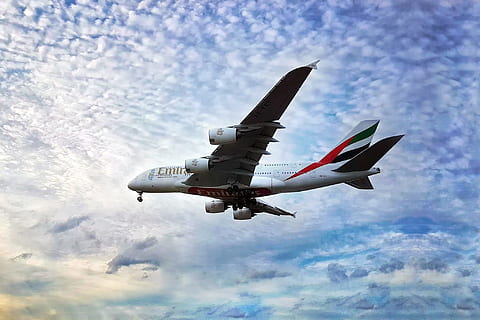 United Arab Emirates airliner flying, airlines, travel, flight HD wallpaper