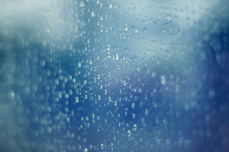 glass, water drops, rain, backgrounds, wet, window, glass - material HD wallpaper