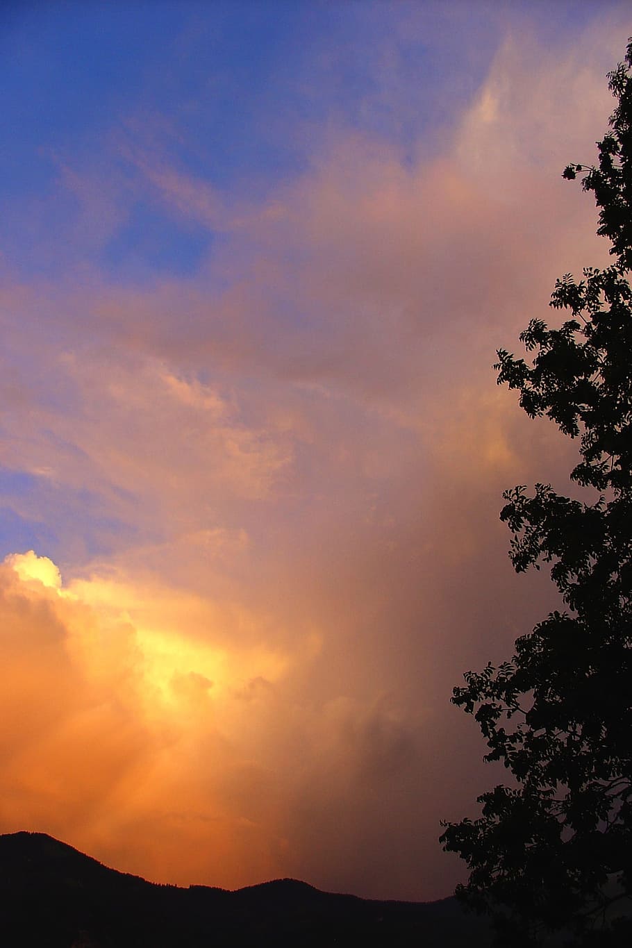 Sky, Forward, Clouds, Sunset, evening sky, weather mood, atmosphere HD wallpaper