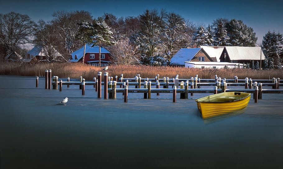 sea, baltic sea, cold, wintry, water, frost, winter, outdoors HD wallpaper