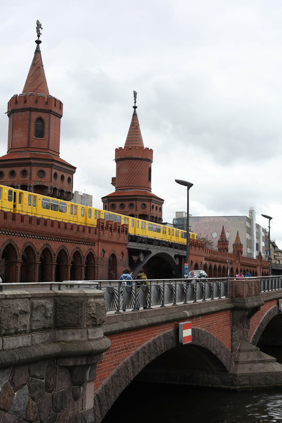 germany, postdamer, place, bridge, old, history, old town, towers HD wallpaper