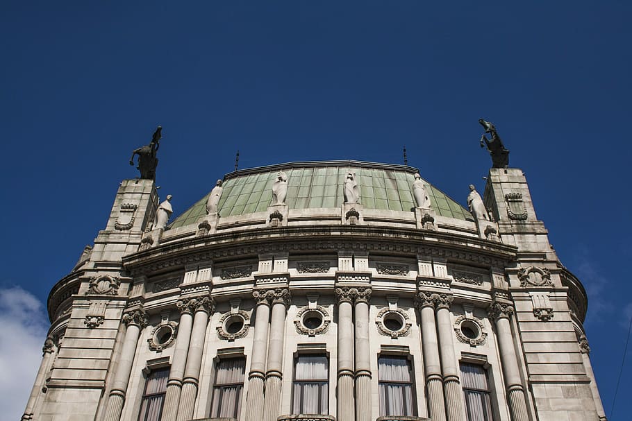 Architecture, Facade, Building, Old, vigo, building exterior HD wallpaper