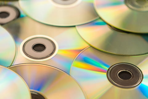 Pile of CD Compact Discs and DVDs, colorful, copying, dj, djing HD wallpaper
