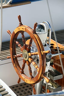 wheel, ship, steering, nautical, boat, sea, travel, marine HD wallpaper