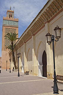 morocco, marrakech, facade, moroccan, ornament, house facade HD wallpaper