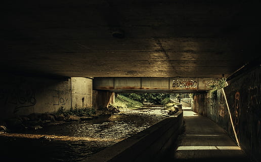 Bridge, Graffiti, Youth, Structure, vandalism, spray, graphically HD wallpaper
