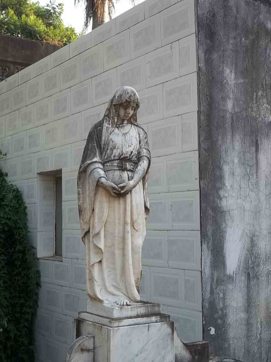 cemetery, figure, statue, sculpture, architecture, famous Place HD wallpaper