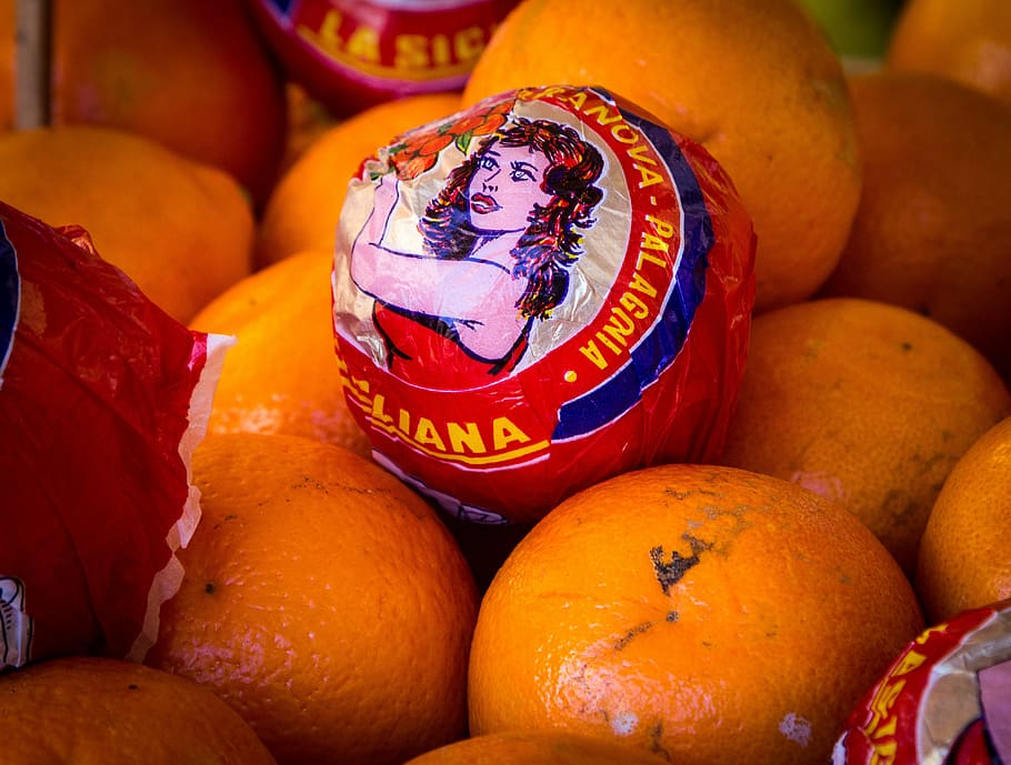 Orange, Fruit, Satsuma, Wrapper, Food, fresh, citrus, vitamin HD wallpaper