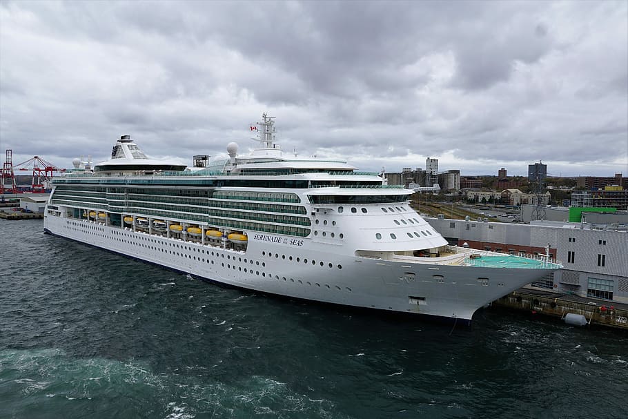 Port, Halifax, Canada, Cruise, Atlantic, transatlantic, sea, HD wallpaper