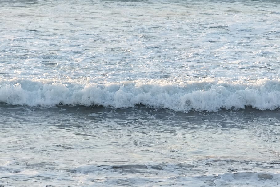 peaceful, ocean, currents, sea, wave, water, motion, sport HD wallpaper