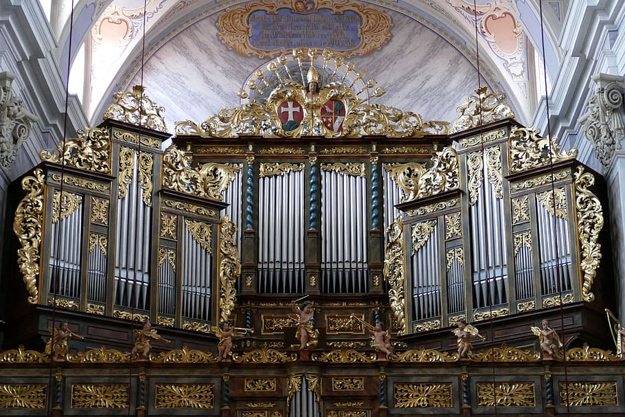 organ, church, music, cathedral, church organ, instrument, historically, HD wallpaper