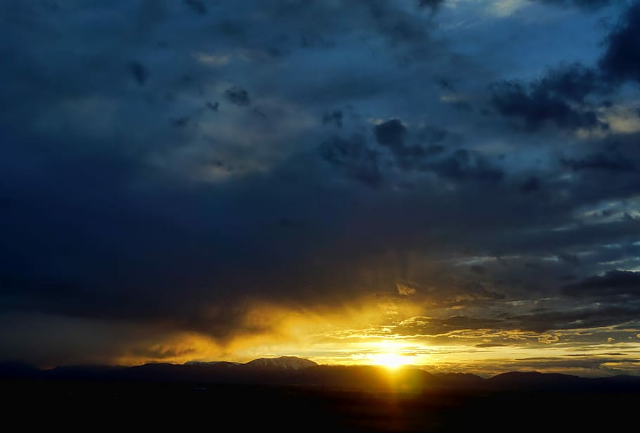 clouds during sunrise, sunset, nature, sky, dusk, cloud - sky HD wallpaper