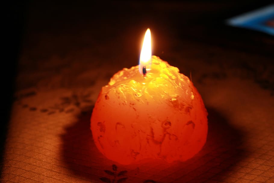 candle, different candle, burning candle, fire, flame, illuminated HD wallpaper
