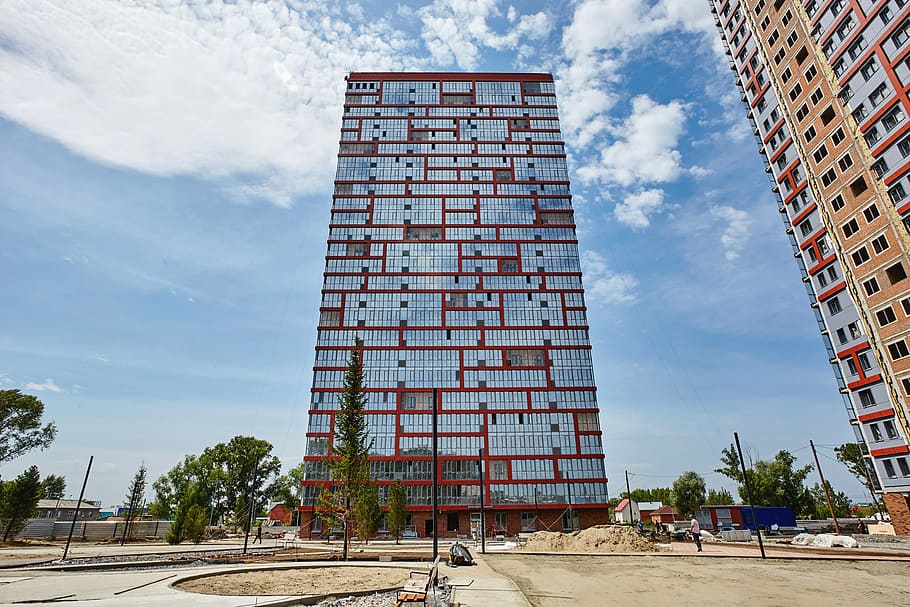 HD wallpaper: Tower under Construction in Novosibirsk, Russia, building ...