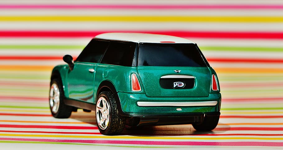 mini cooper, auto, model, vehicle, green, car, land Vehicle HD wallpaper