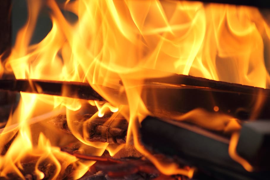 fire burning, flame, grill, charcoal, barbecue, carbon, fire - natural phenomenon HD wallpaper