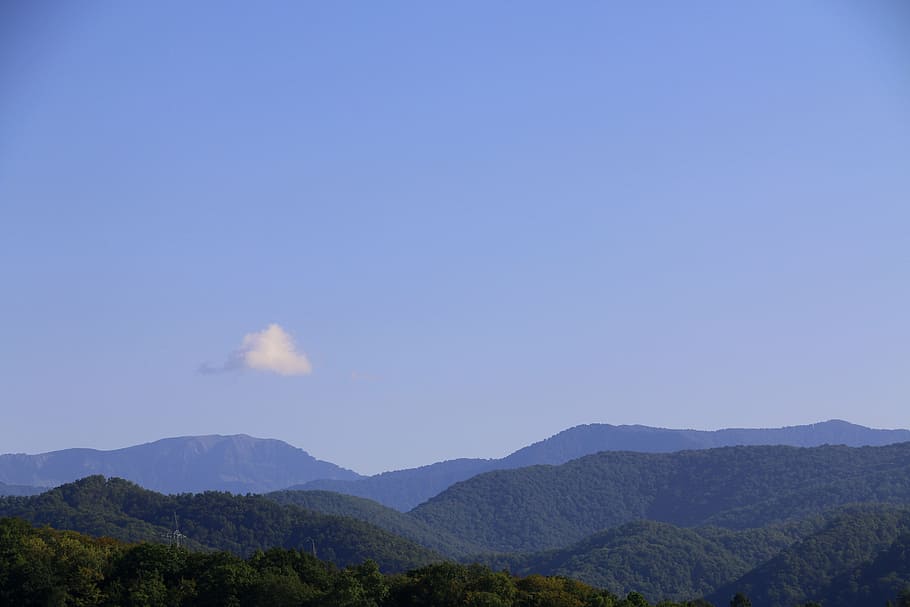 sochi, mountains, sky, landscape, summer, nature, cloud, forest HD wallpaper
