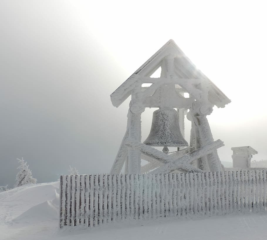Bell, Ice, Snow, Mountain, Winter, white, nature, cold - Temperature HD wallpaper