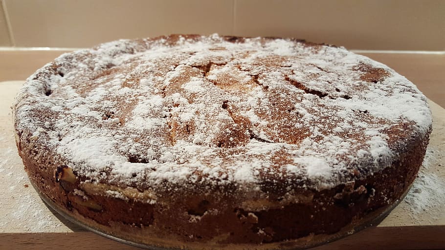 Cake, Pastry, Snacks, Apple Pie, apple cake, sweet, food and drink HD wallpaper