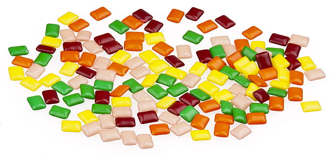 assorted-color candies, candy, chiclets, brand, gum, colorful HD wallpaper