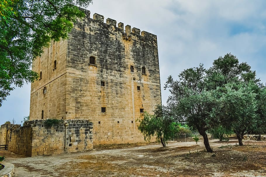 cyprus, kolossi, castle, medieval, history, architecture, fort HD wallpaper