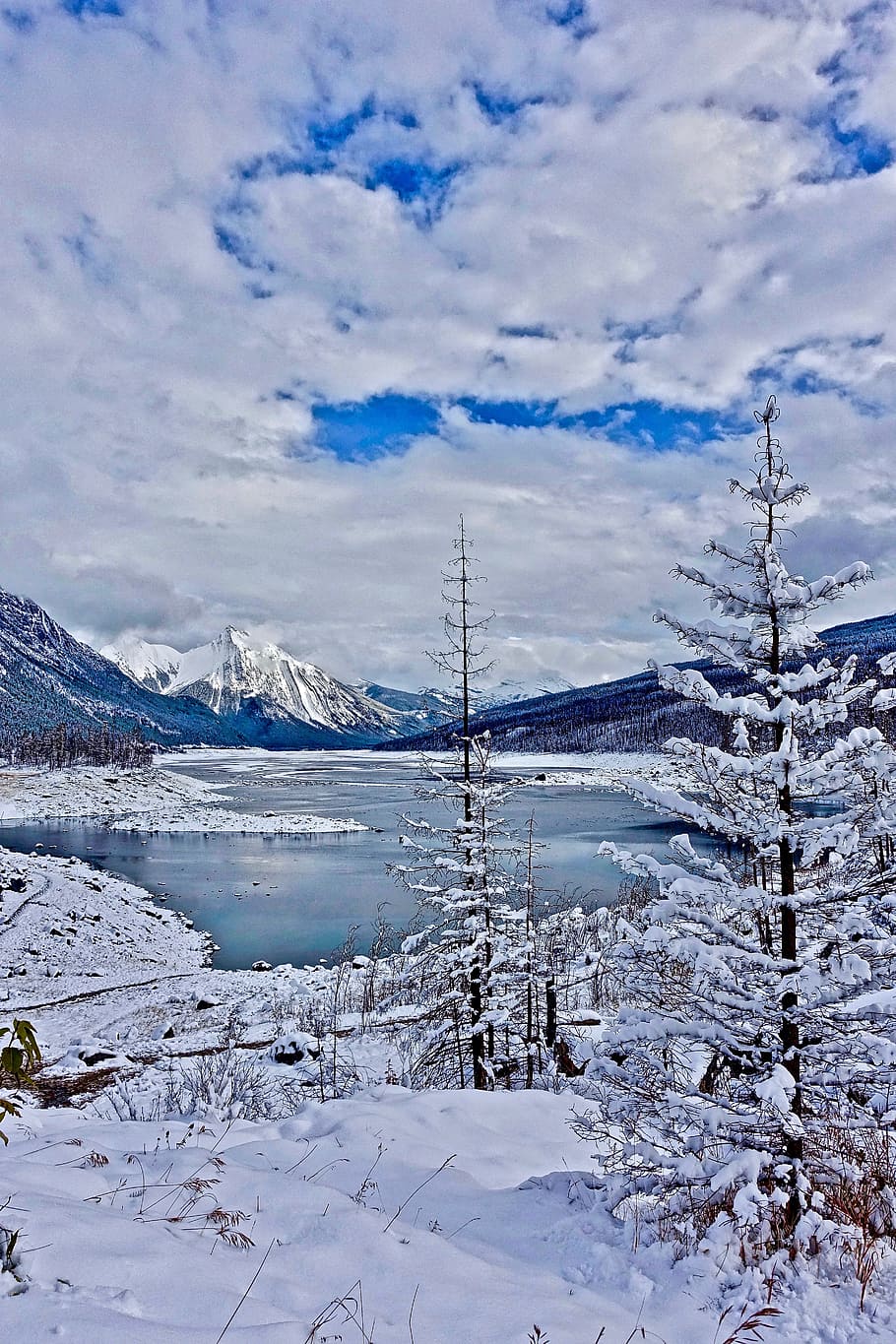 Winter, Snow, Cold, Lake, Landscape, scenic, ze, cold temperature HD wallpaper