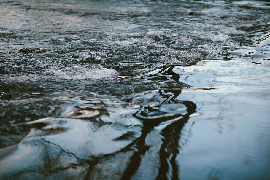 body of water photo at daytime, time lapse photography of body of water HD wallpaper