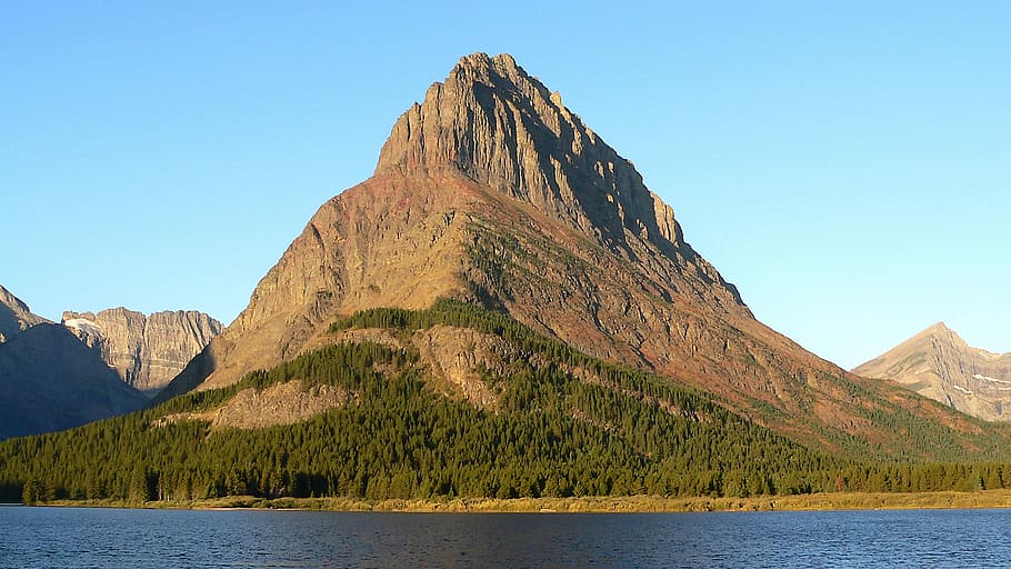 Sunrise at Mount Grinnell at Glacier National Park, Montana, photo