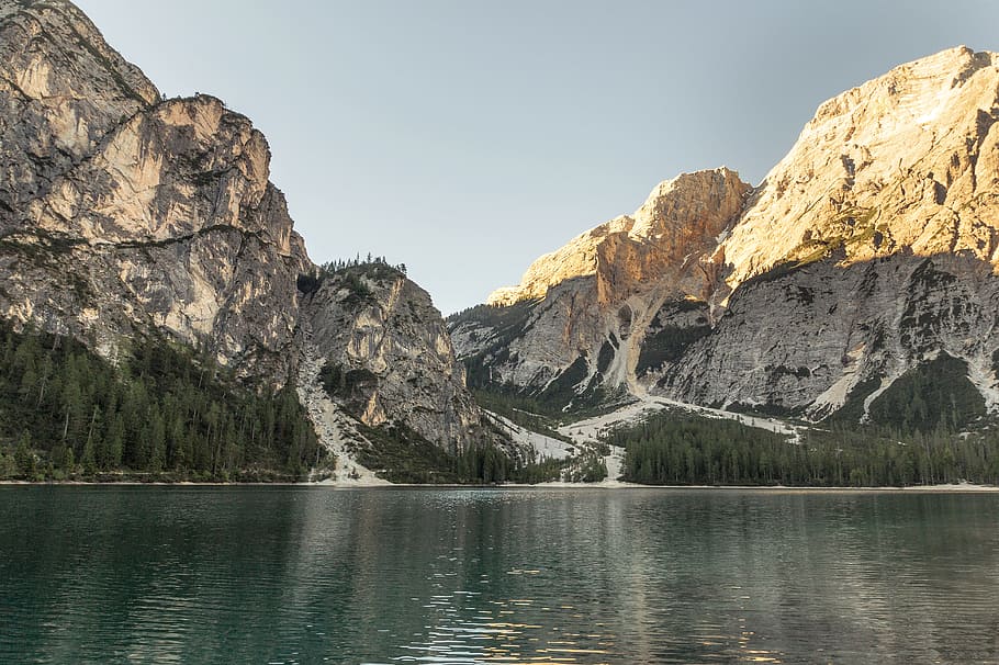 landscape, mountains, nature, water, daylight, environment, forest HD wallpaper