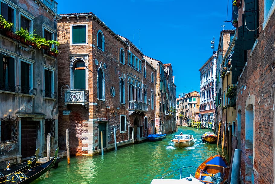 Venice, Sun, Holidays, Clouds, Sky, the sun, landscape, summer HD wallpaper