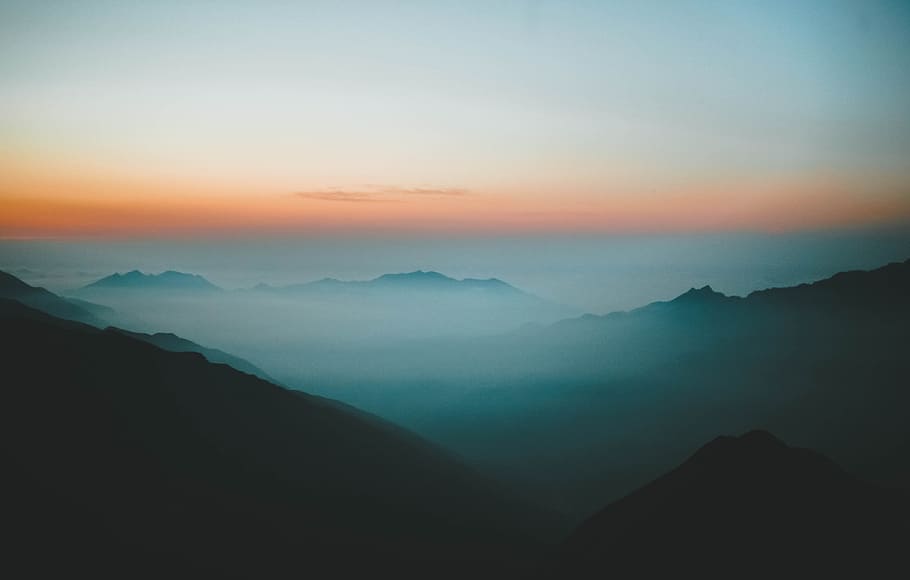 mountain, highland, cloud, sky, summit, ridge, landscape, nature HD wallpaper