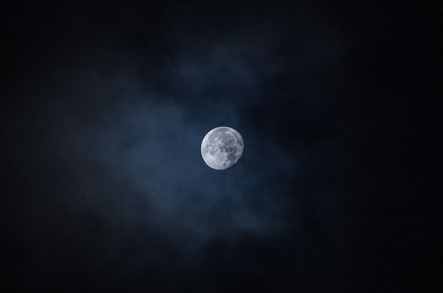 HD wallpaper: full moon, cloud, sky, night, dark, tumblr, wallpaper, fog,  autumn | Wallpaper Flare