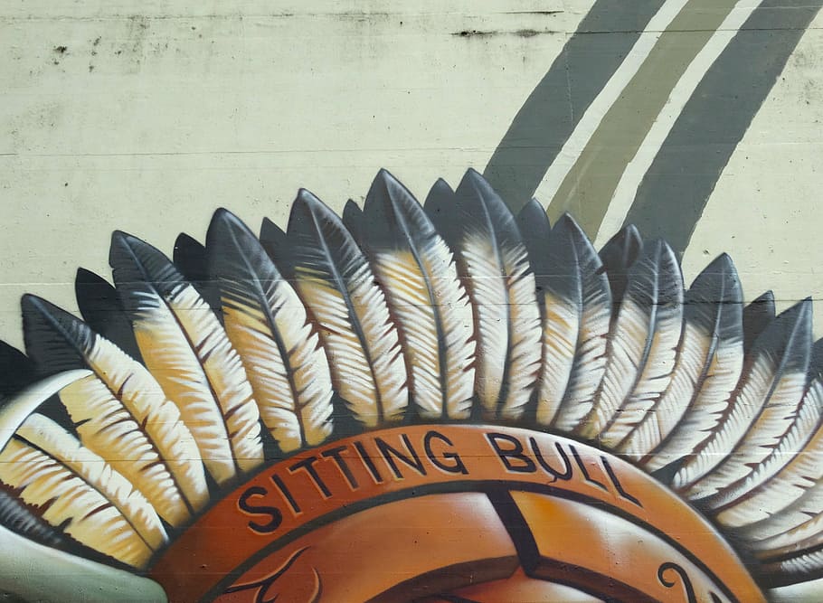graffiti, indians, feather, color, colorful, decorative, spray HD wallpaper