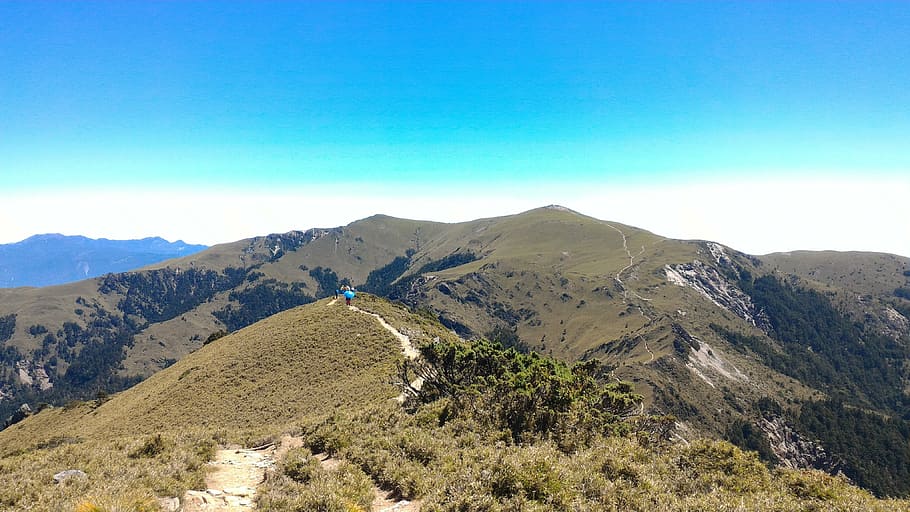 mountain, taiwan, scenics - nature, landscape, sky, environment HD wallpaper