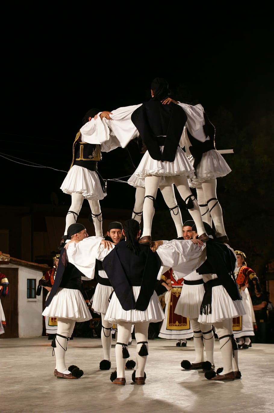 greece, folk, dance, greek, tradition, traditional, dancing, HD wallpaper