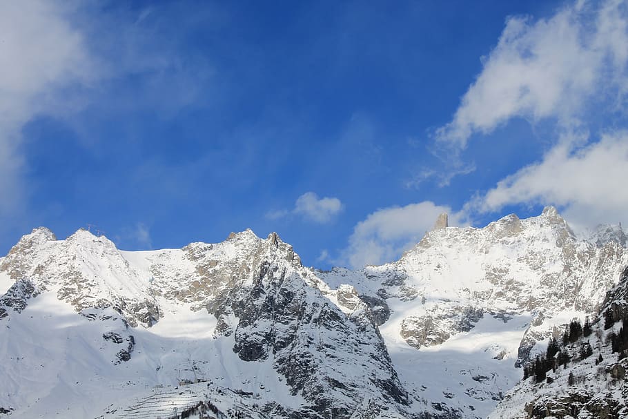 snow, mountain, panoramic, winter, cold temperature, sky, beauty in nature HD wallpaper