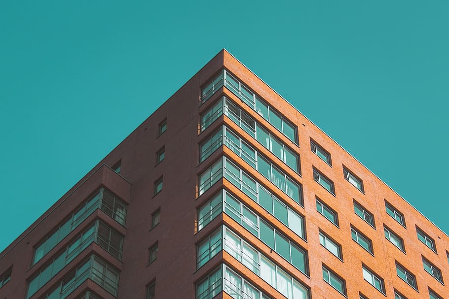 architecture, building, infrastructure, blue, built structure HD wallpaper