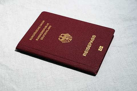 Reisepass book, passport, travel, document, id, go away, identity card HD wallpaper