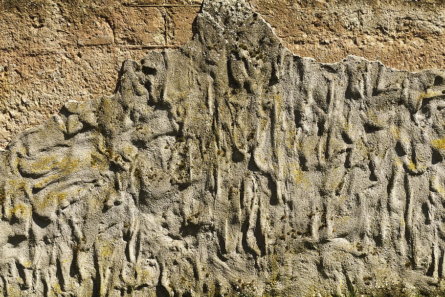 plaster, facade, wall, old, weathered, cracked, structural plaster HD wallpaper