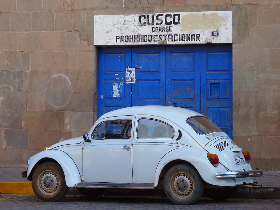 vw beetle, auto, old, oldtimer, vehicle, car, land Vehicle HD wallpaper