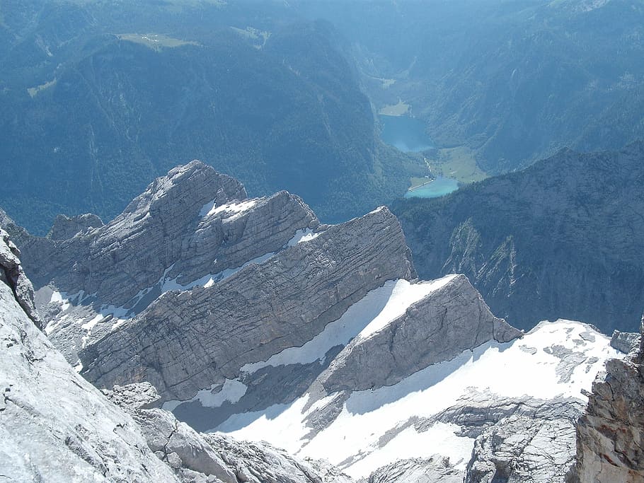 mountains, alpine, snow, landscape, nature, beauty in nature HD wallpaper