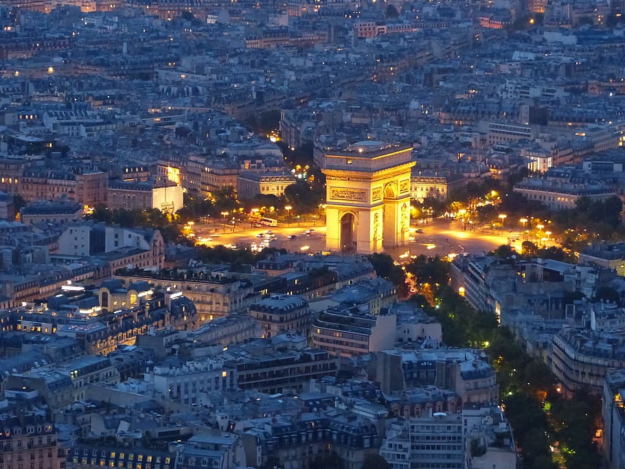 Arch de Triomphe, France, arc de triomphe, paris, france, cosmopolitan, HD wallpaper