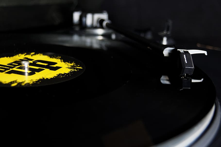 untitled, plate, turntable, vinyl, customer, pickup, needle HD wallpaper