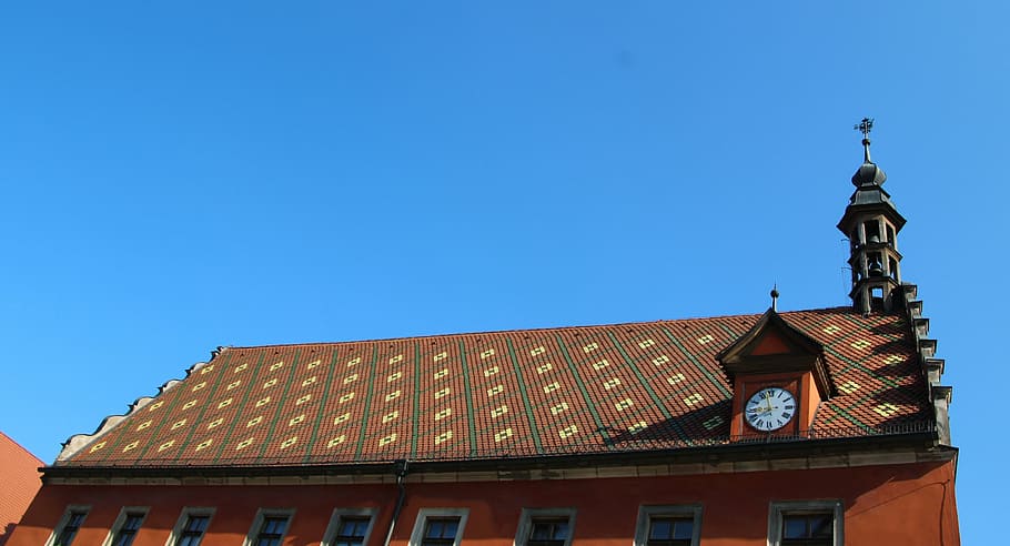 roof, dinosaur, clock, architecture, built structure, building exterior HD wallpaper