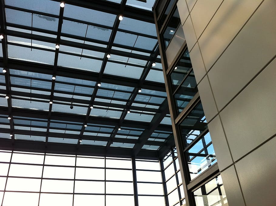 architecture, construction, metal, window, glass - Material HD wallpaper