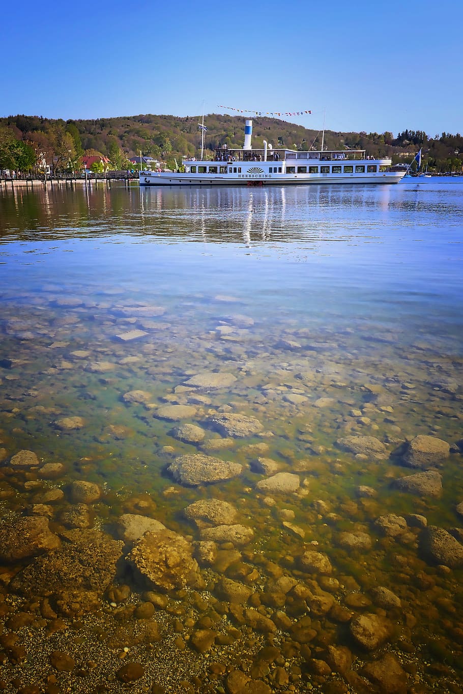 waters, nature, travel, reflection, panorama lake, ammersee HD wallpaper