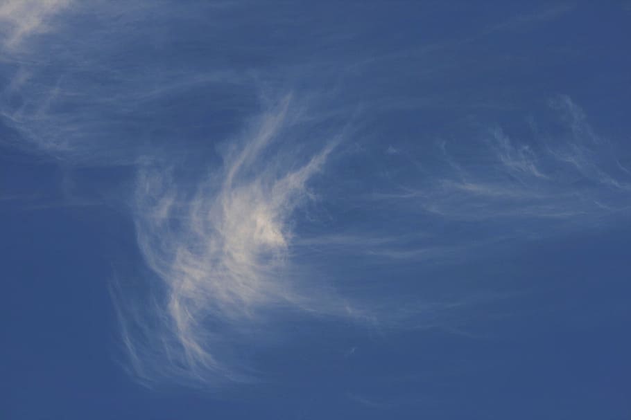 clouds, white, breath, thin, misty, sky, blue, cloud - sky HD wallpaper