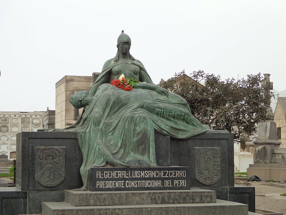 cemetery, priest, statue, sculpture, art and craft, architecture HD wallpaper