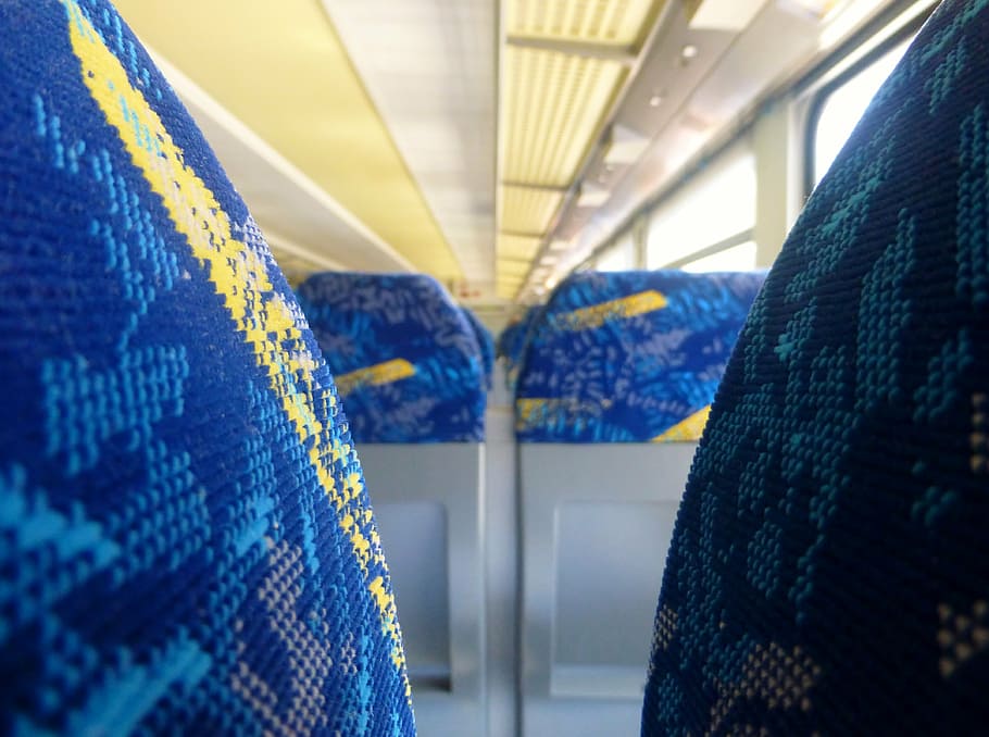 travel, holiday, train, interior, railway, s bahn, public means of transport HD wallpaper